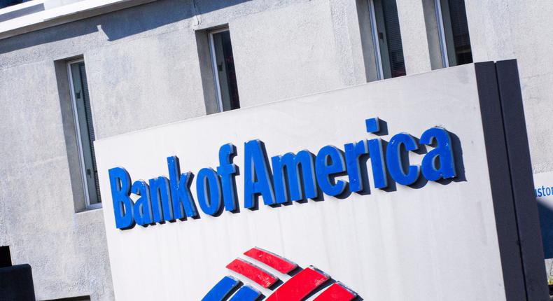 Bank of America.
