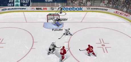 Screen z gry "NHL 09"