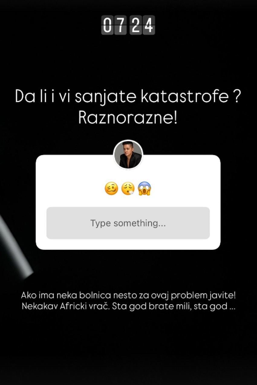 Marija Šerifović zatražila pomoć od pratioca