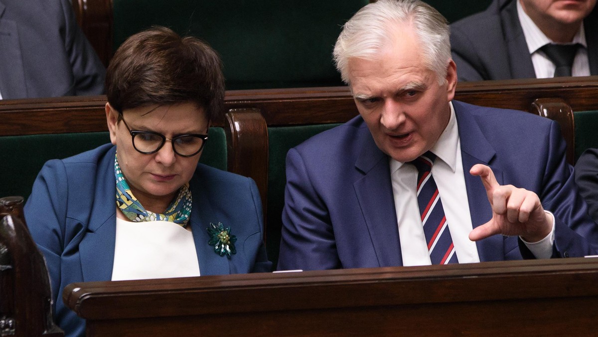 Beata Szydło Jarosław Gowin