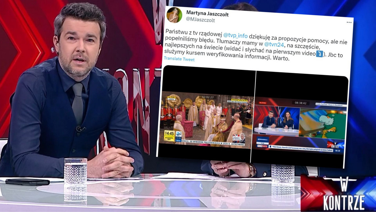 Wytknęli błąd TVN24. W rzeczywistości to Telewizja Polska zaliczyła wpadkę