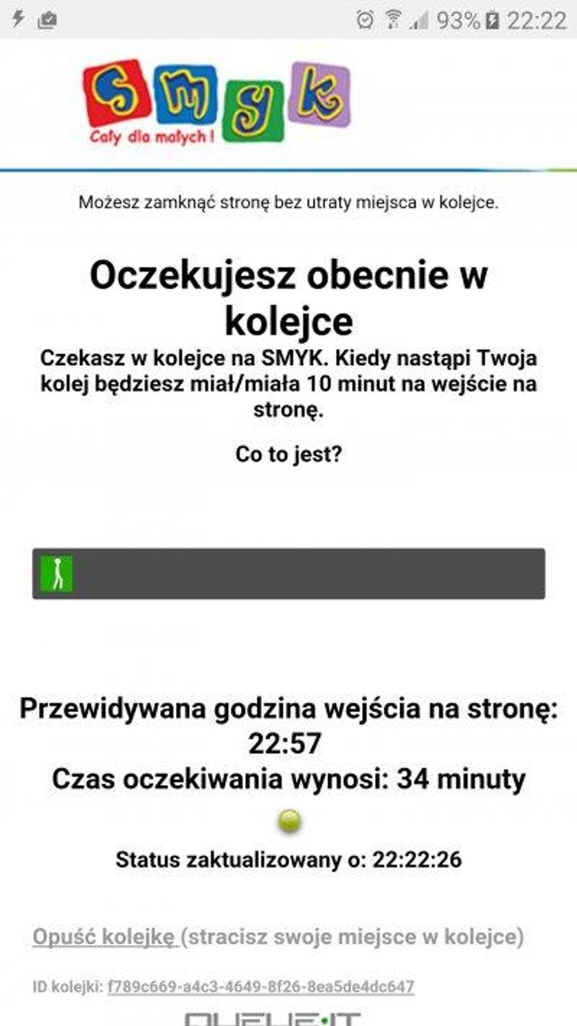 Smyk nie wytrzymał promocji