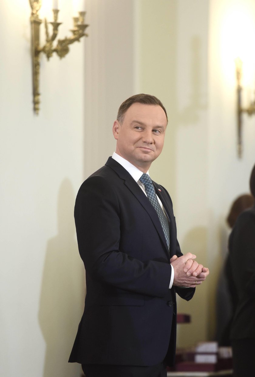 Prezydent w doskonałym nastroju! Złapał power po wecie