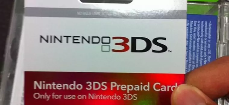 Nintendo wprowadza karty prepaid do 3DS-a