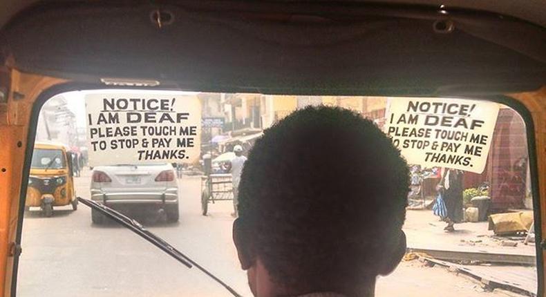 Deaf and dumb keke napep driver