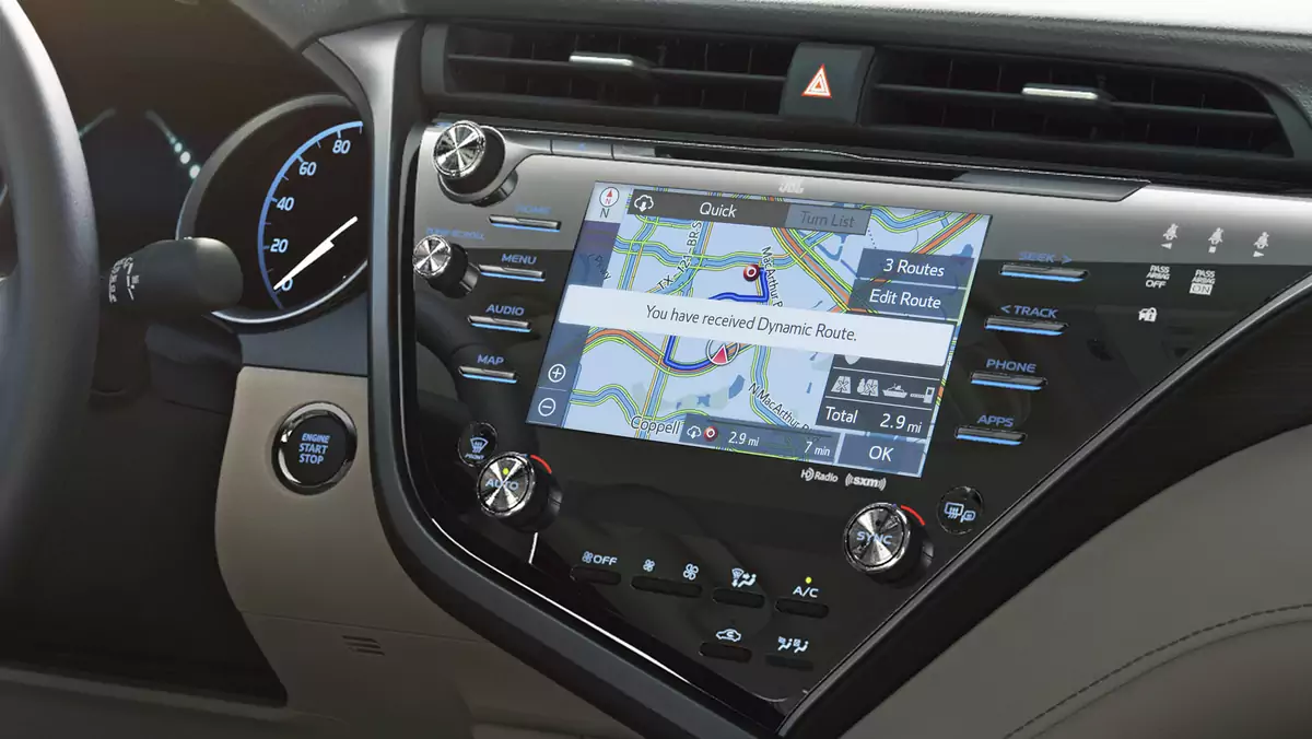 Toyota Entune 3.0 będzie samodzielnie aktualizować mapę w fabrycznej nawigacji