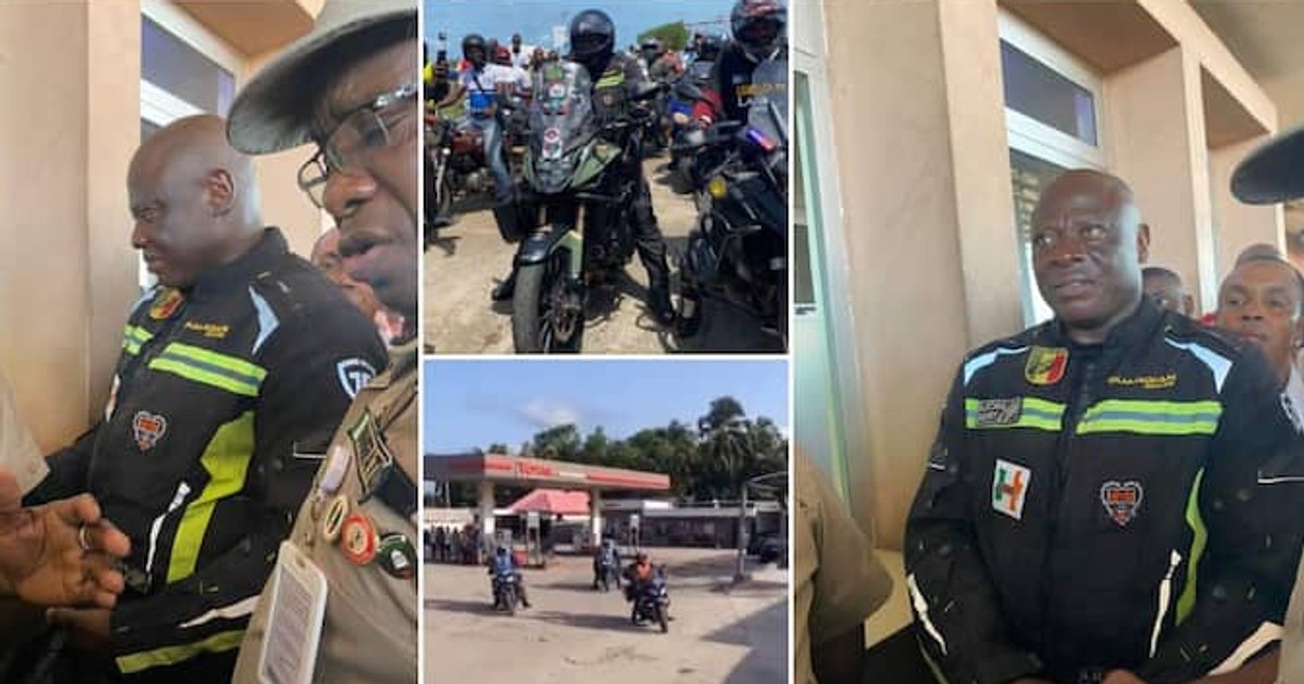 History made as Man rides bike from London to Lagos - Vimarsana News