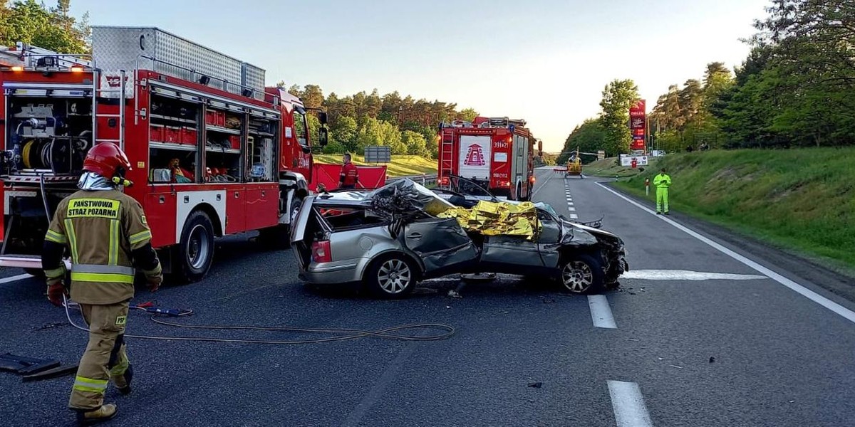 Śmiertelny wypadek na autostradzie A2