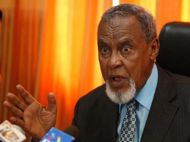 Garissa Senator Yusuf Haji during a past interview 