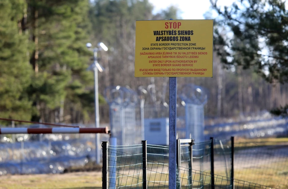 Selo Šadžiunai na litvanskoj granici sa Belorusijom