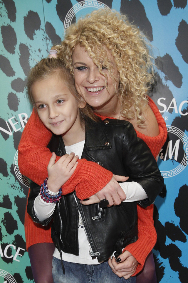 Marta Wiśniewska w córką Fabienne (fot. AKPA)