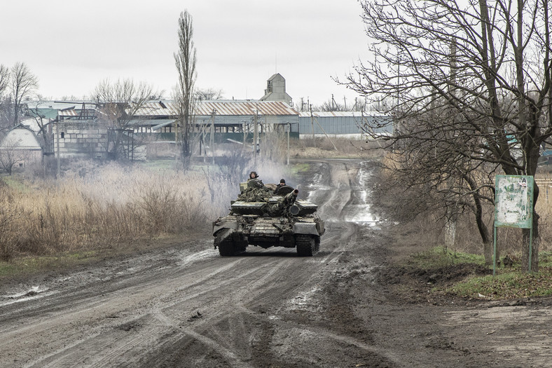 Ukraińscy żołnierze w Awdijiwce, 5 grudnia 2023 r.