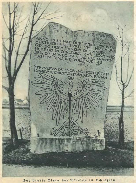 Pomnik w Brzezinie na Dolnym Śląsku