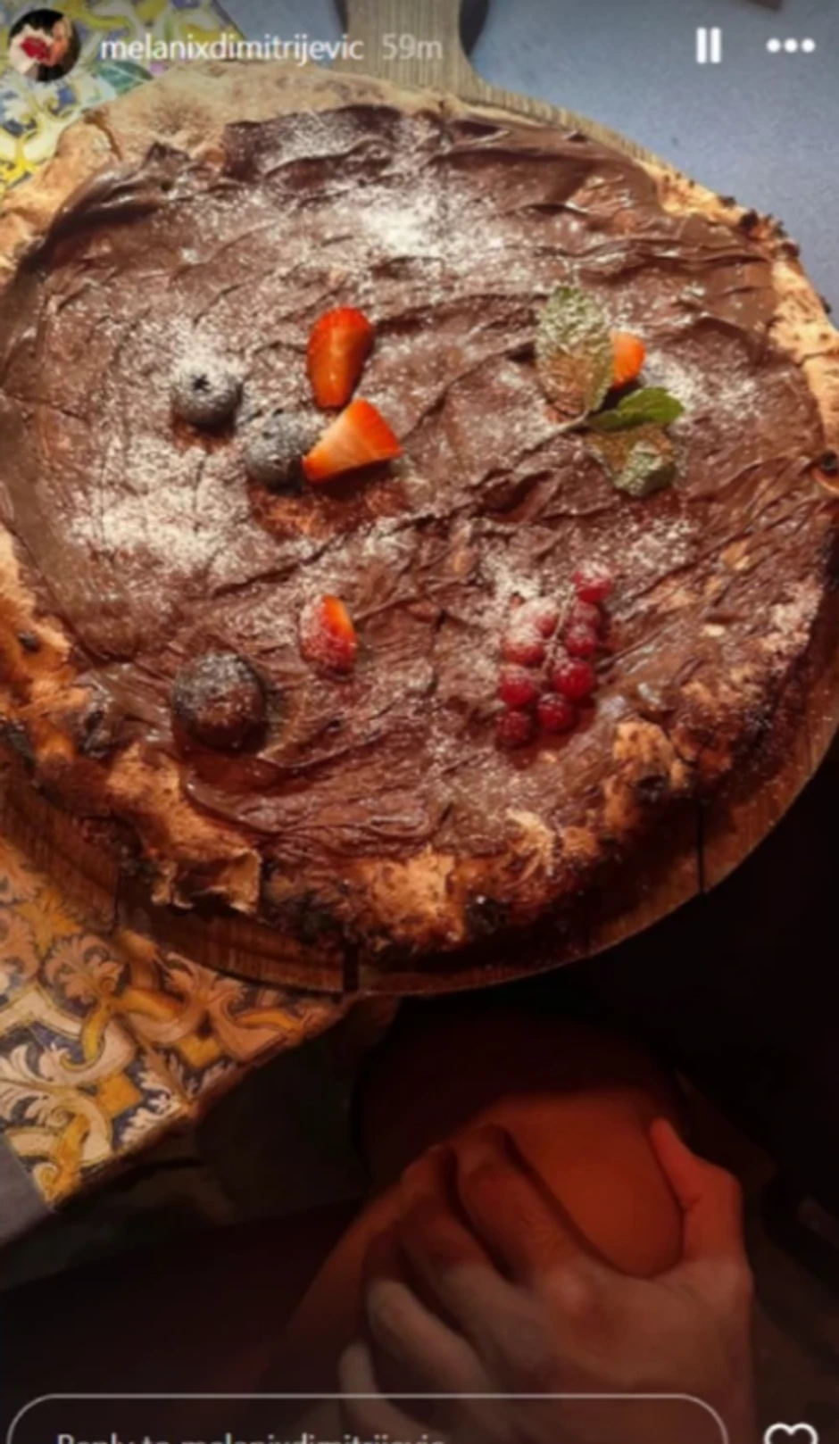 Melani, objava na Instagramu