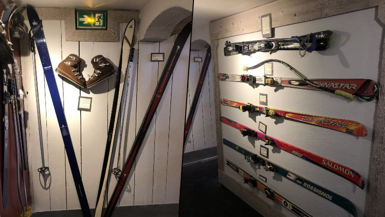 Muzeum nart w restauracji l'Antigel