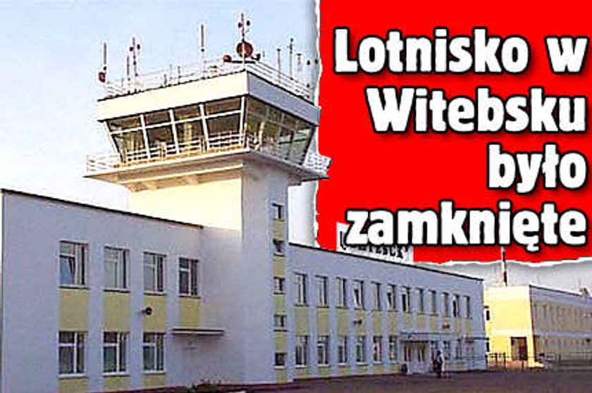 Zapasowe lotnisko było zamknięte