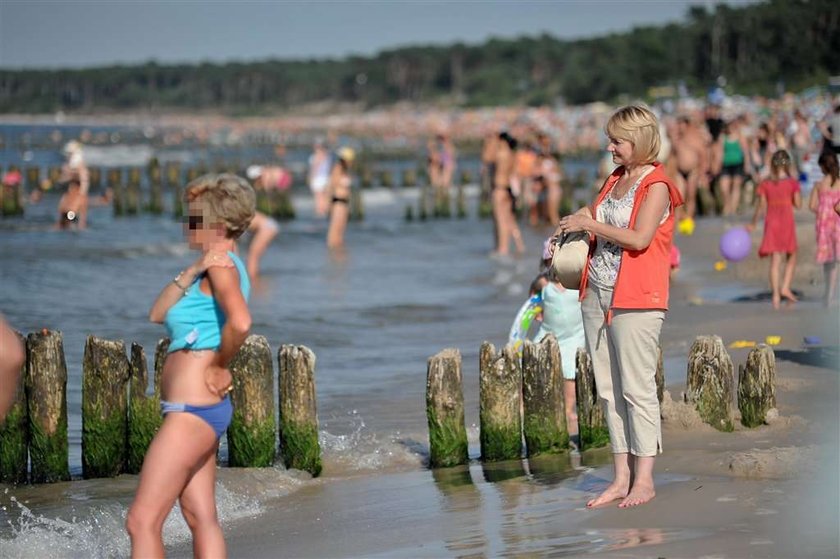 Szczypińska sie lansuje na plaży