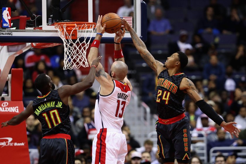 Marcin Gortat i jego Washington Wizards pokonali Atlanta Hawks 95:92