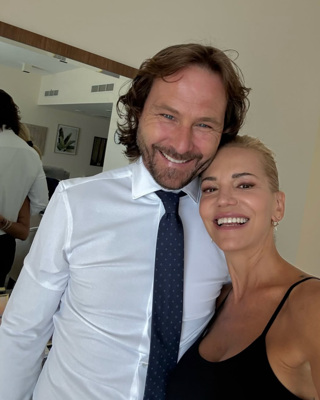 Dara Rolins s partnerom Pavlom Nedvědom.