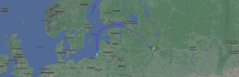 Rosyjski samolot przeleciał nad Finlandią