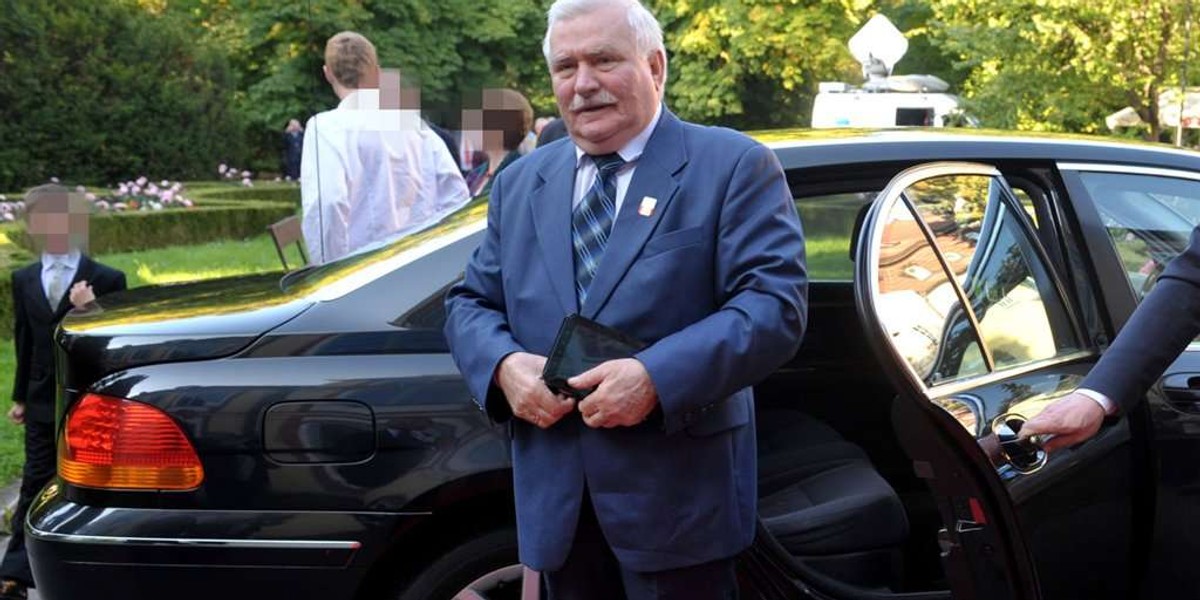 Wałęsa zazdrości samochodu