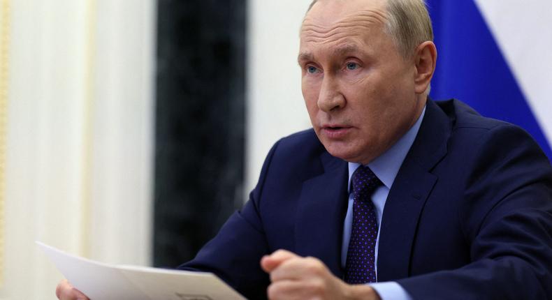 Russian President Vladimir Putin.GAVRIIL GRIGOROV/SPUTNIK/AFP via Getty Images