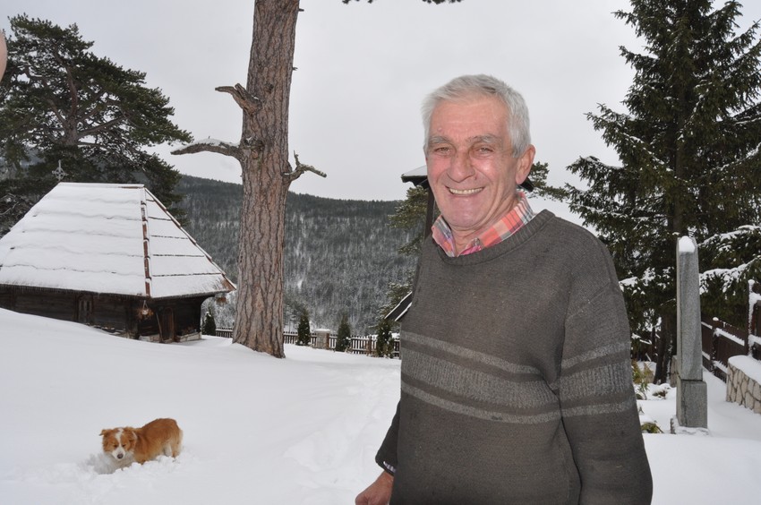 Sreten Kovačević, zvonar crkve u Dobroselici na Zlatiboru