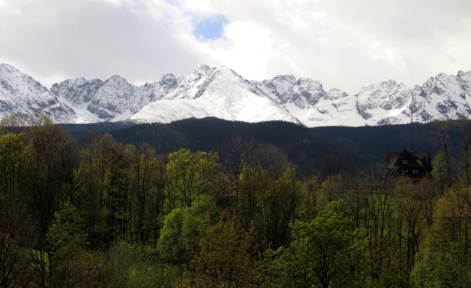 Śnieg w Tatrach