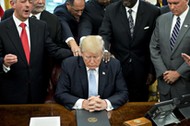 President Trump Declares Sunday A National Day Of Prayer For Hurricane Harvey Victims