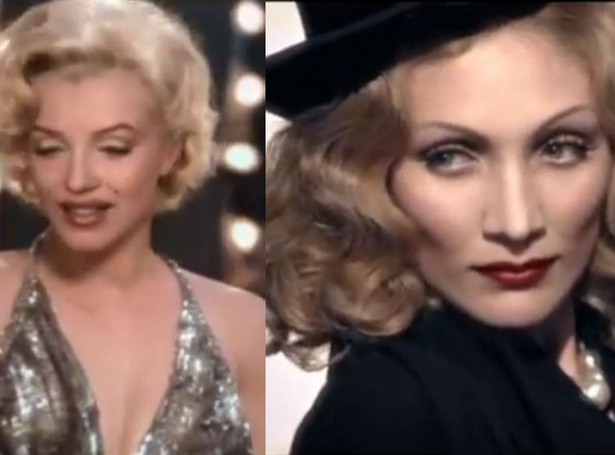 Marilyn Monroe i Marlena Dietrich jak żywe. Dior wskrzesza legendy kina