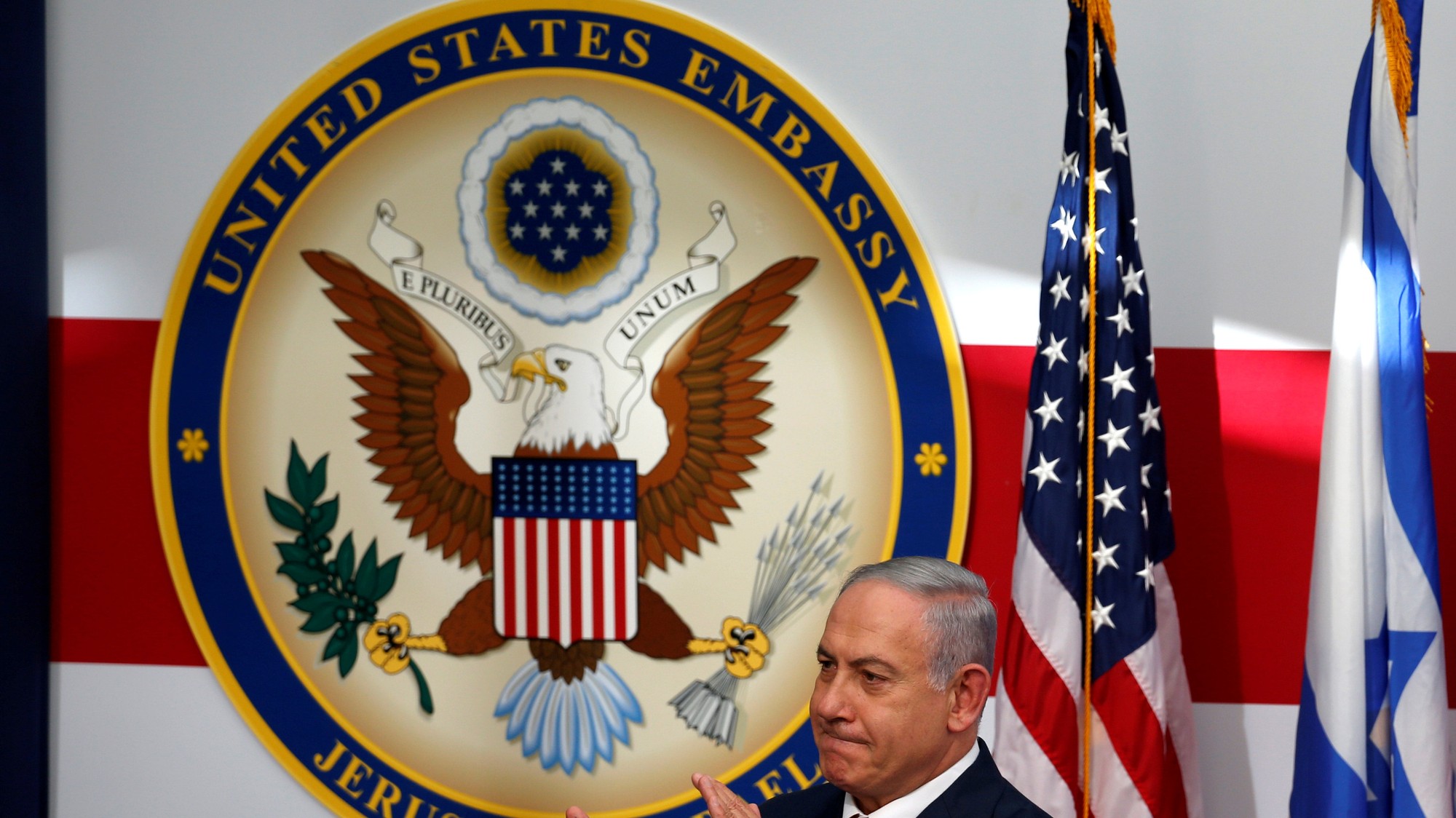 Benjamin Netanyahu pri otváraní nového veľvyslanectva v Jeruzaleme