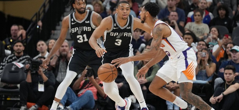 Liga NBA. Sochan opuścił kolejny mecz, 11. z rzędu porażka Spurs