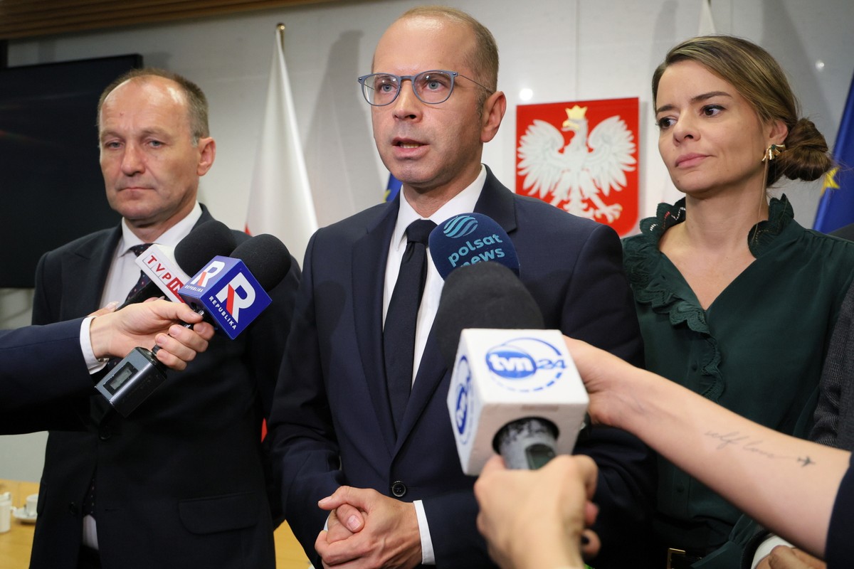 Marek Sowa, Michał Szczerba i Aleksandra Leo