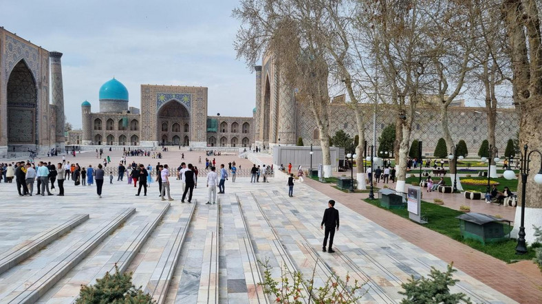 Plac Registan w Samarkandzie