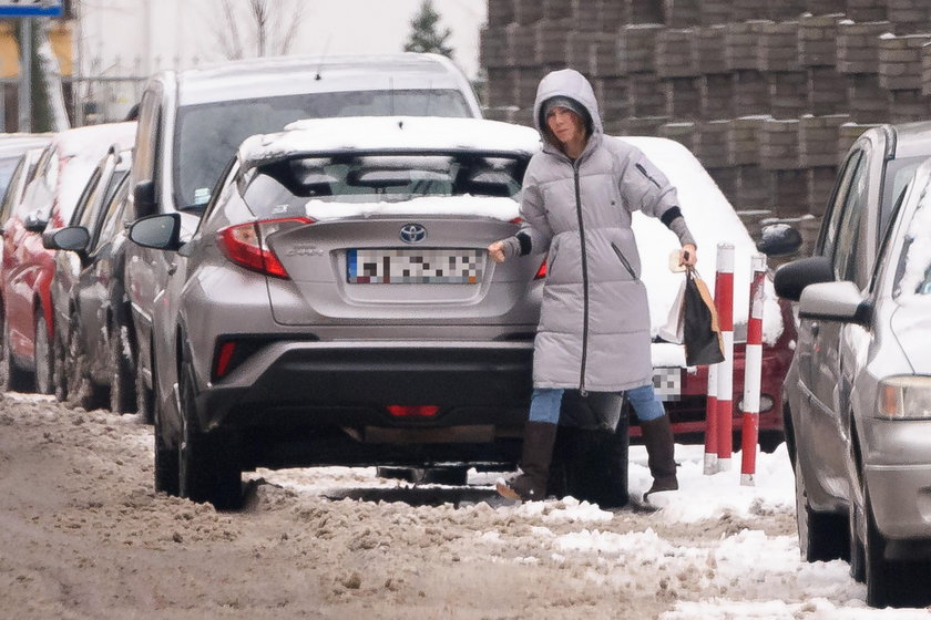 Olga Bołądź zawiozła kołdrę do mieszkania Fabijańskiego