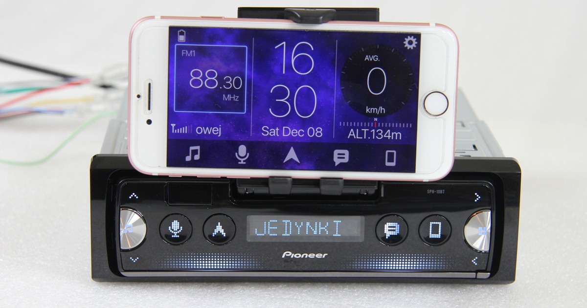 Test Pioneer SPH-10BT – radio dla smartfona