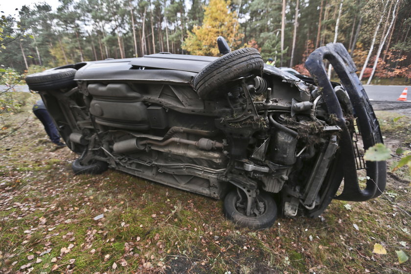 Wypadek na "trasie śmierci"