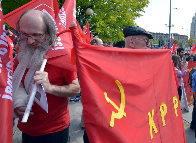 Komuniści, lewica... Pochody pierwszomajowe w Warszawie. ZDJĘCIA
