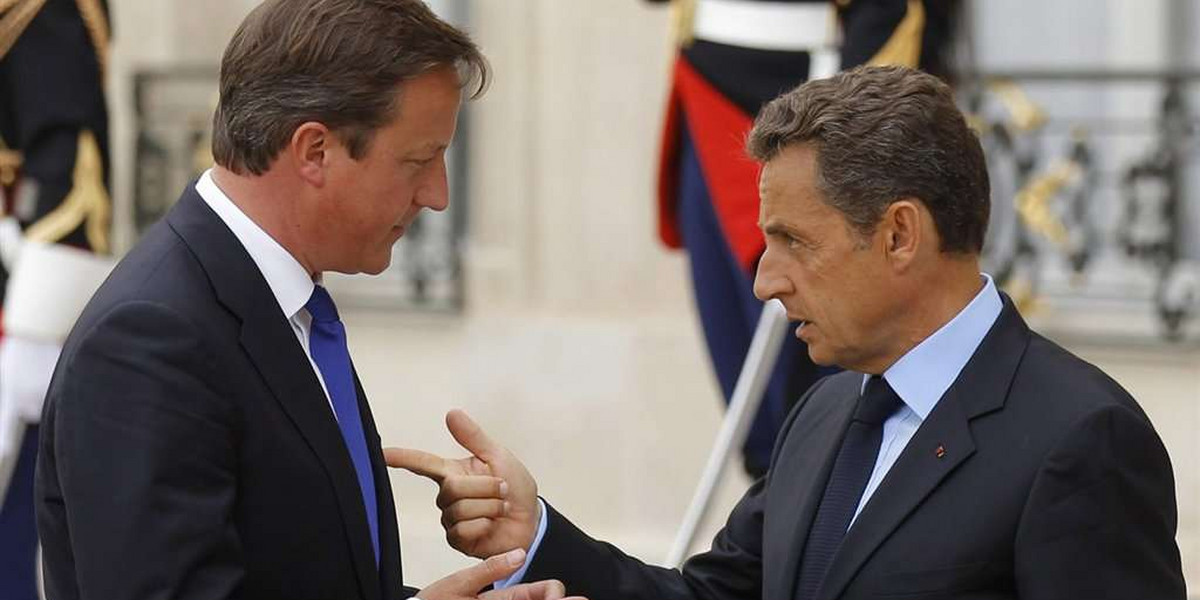 sarkozy cameron: pora żebyś się zamlnął