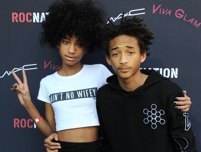 Jaden Smith (z siostrą Willow)