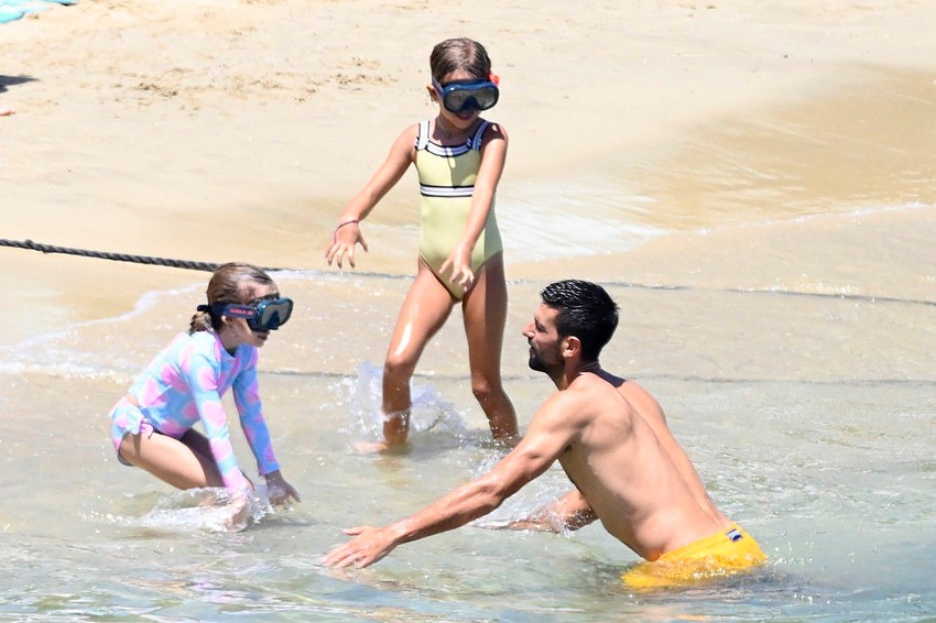Novak i Jelena Đoković Mikonos