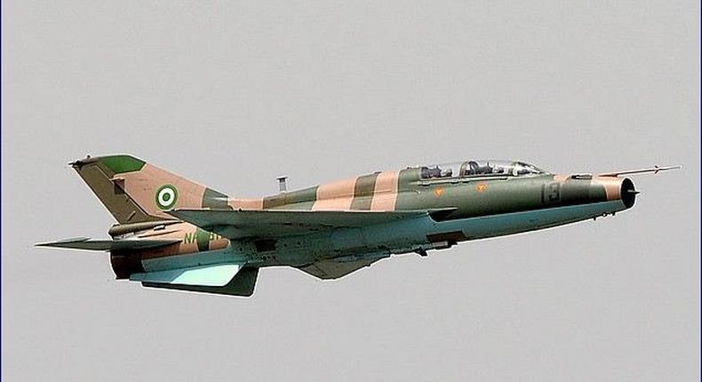 Nigerian Air Force fighter jet