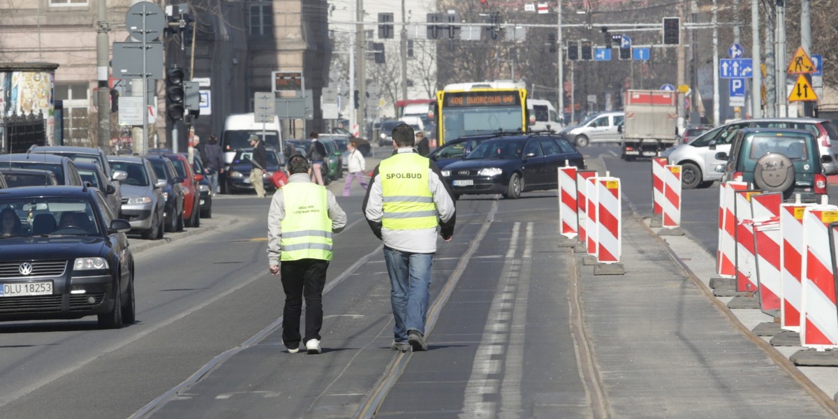 Remont torowiska we Wrocławiu