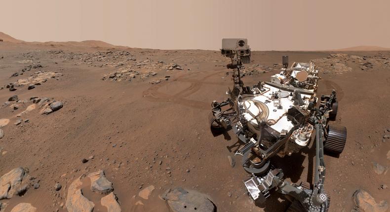 NASA's Perseverance Mars rover took this selfie on September 10, 2021.NASA/JPL-Caltech/MSSS