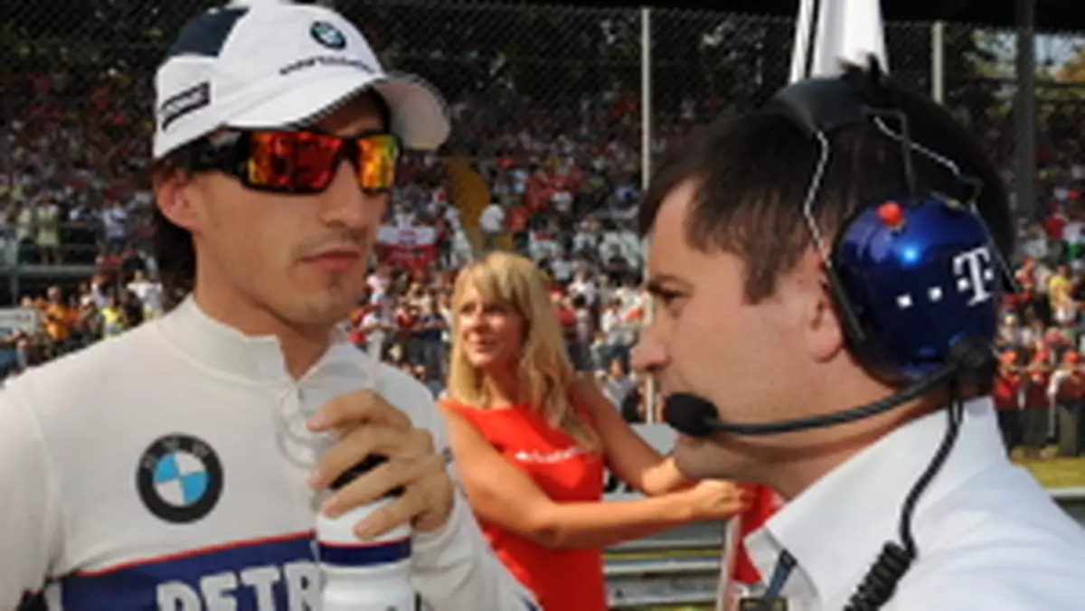 Grand Prix Włoch 2009: Kubica - najpierw skrzydło, potem wyciek oleju