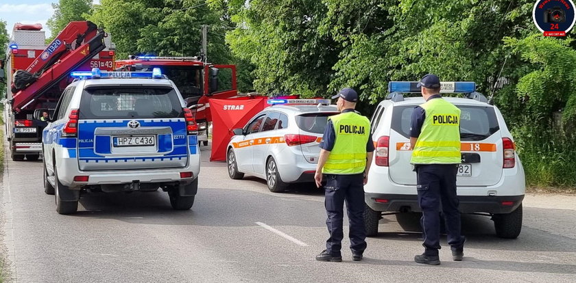 Tragiczny wypadek w Woli Mrokowskiej. Nie żyje 14-letni rowerzysta