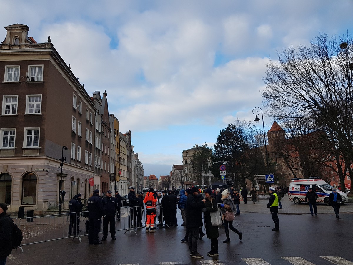 Gdańsk przed pogrzebem Pawła Adamowicza