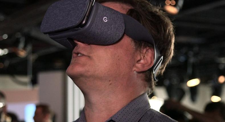 Google's Daydream View VR headset.