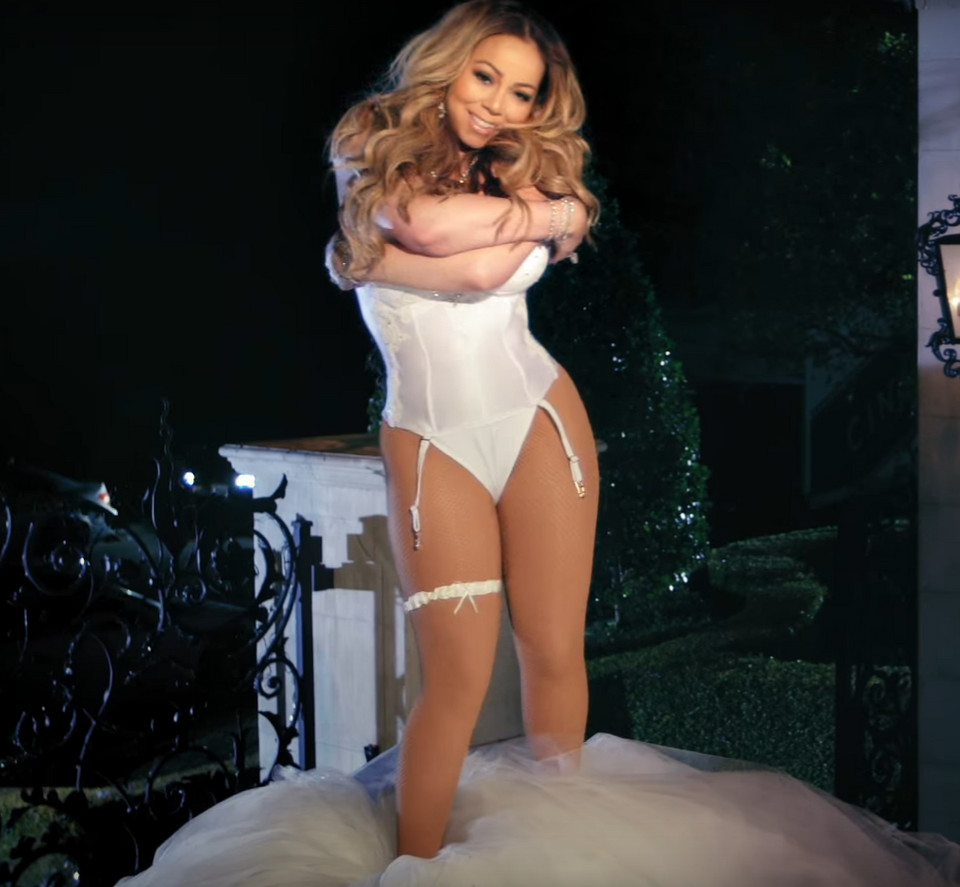 Mariah Carey w teledysku do "I Don't"