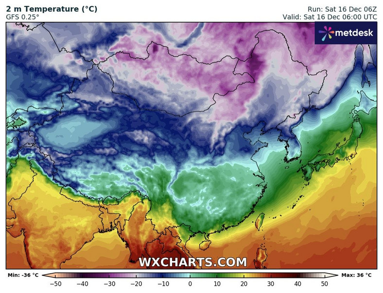Chiny znalazły się w objęciach srogiej zimy